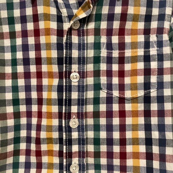Baby Gap Multicolor Checkered Button Down 12-18M - Picture 2 of 4